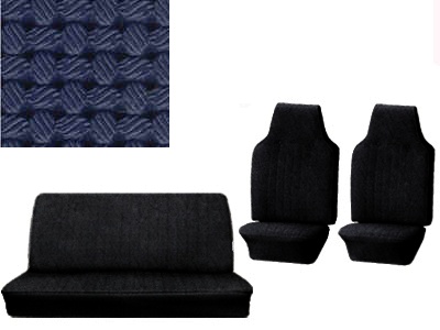 Seat upholstery blue set 8.67-7.69